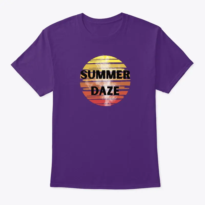 Summer Daze Sunset And Smoke Design