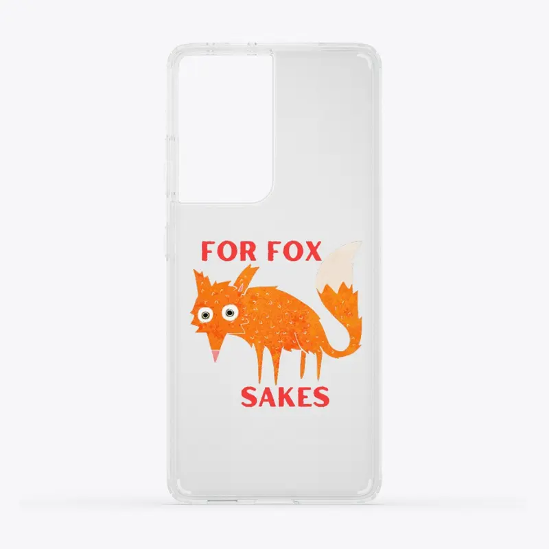 For Fox Sakes, Stressed Fox Design