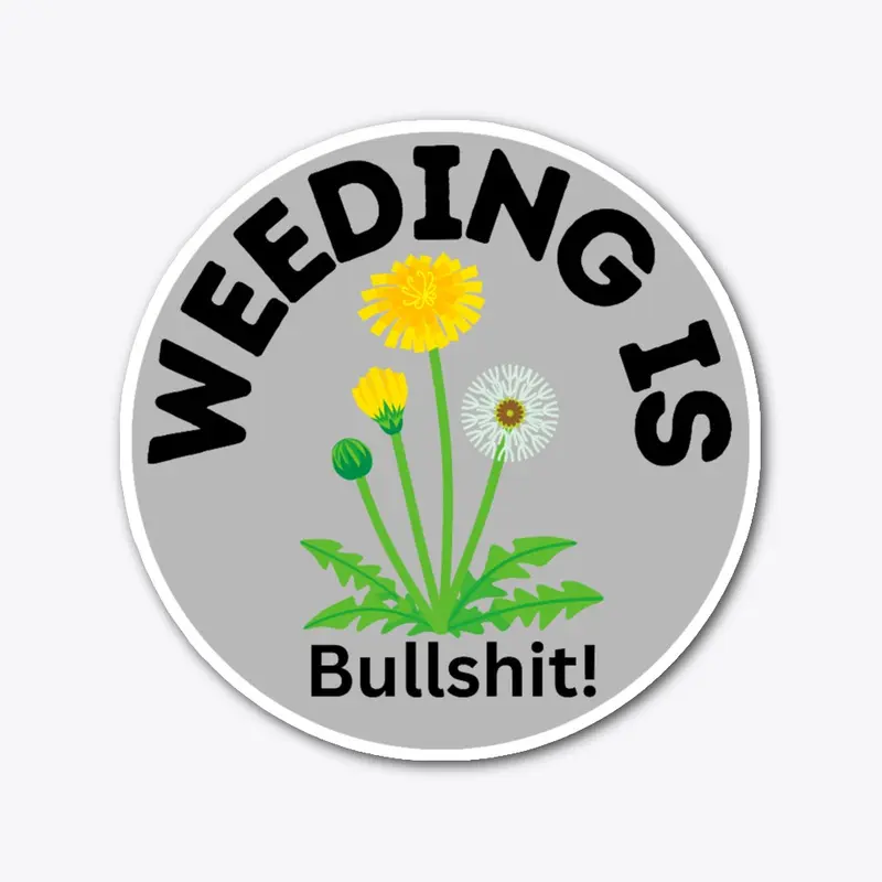 Funny, Rebellious Gardening Logo