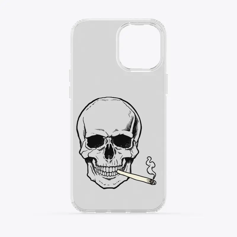 Human Skull Smoking Joint