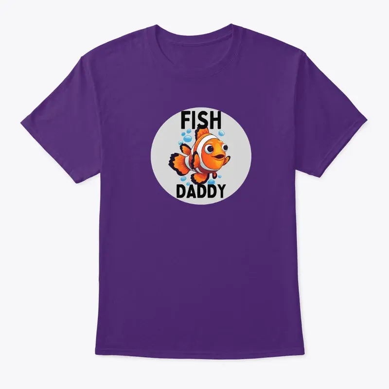 Funny Fish Daddy Logo Design