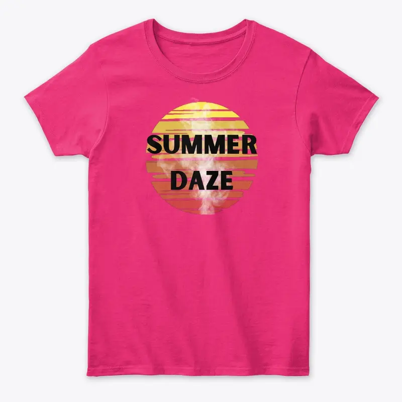 Summer Daze Sunset And Smoke Design