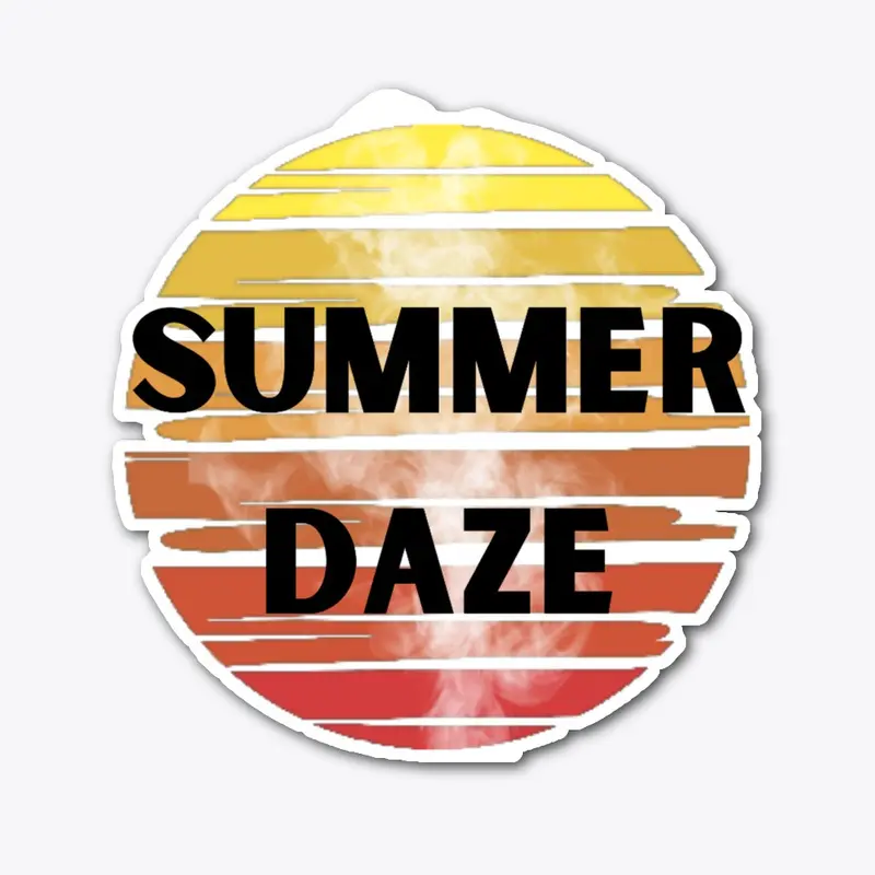 Summer Daze Sunset And Smoke Design