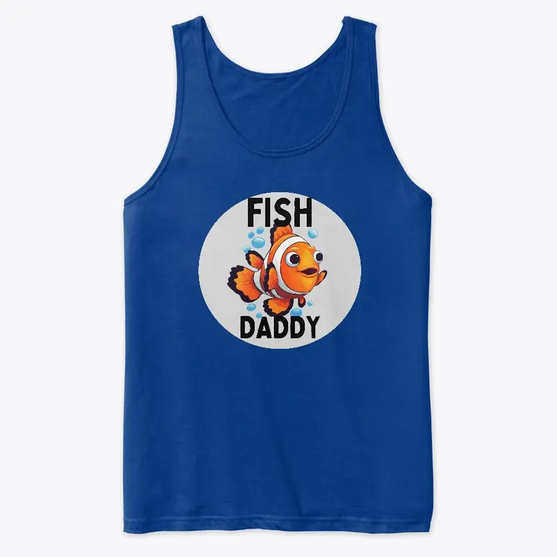 Funny Fish Daddy Logo Design